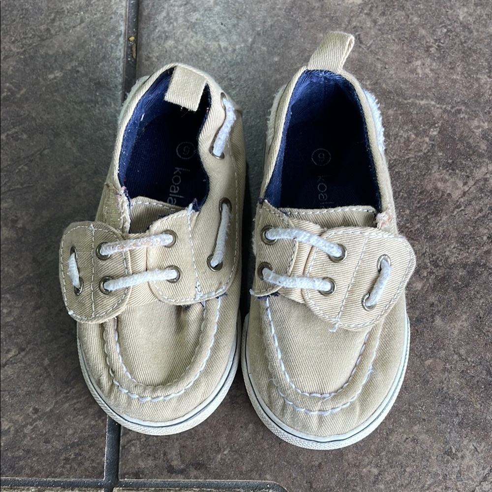 Koala Kids Tan Moccasins with Classic Design